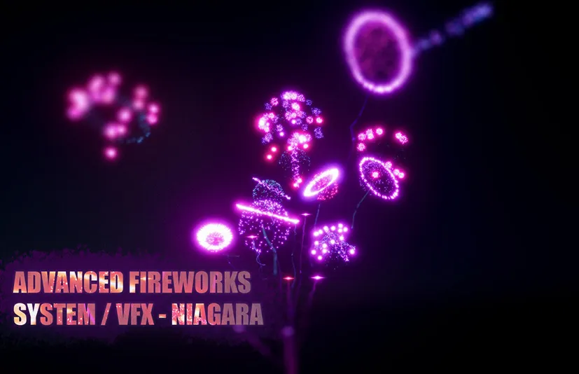 高级烟花特效 - Advanced Fireworks System VFX