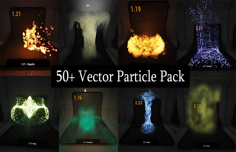 50+ 矢量粒子-50+ Vector Particles
