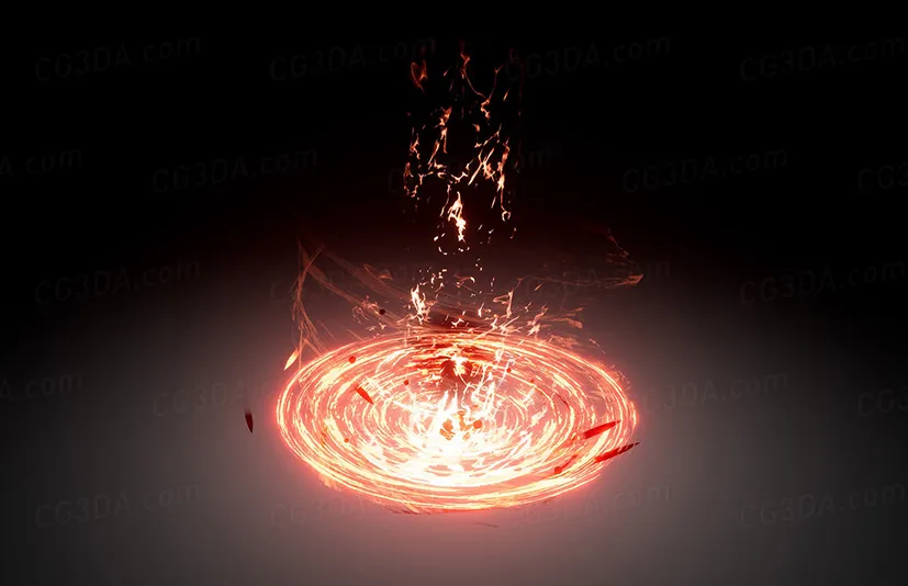 魔法技能效果特效-AoE Shock Wave Visual Effects Pack