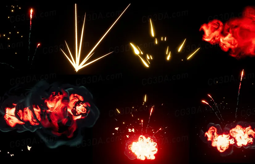 卡通爆炸特效-Cartoony Impact FX - Second Edition