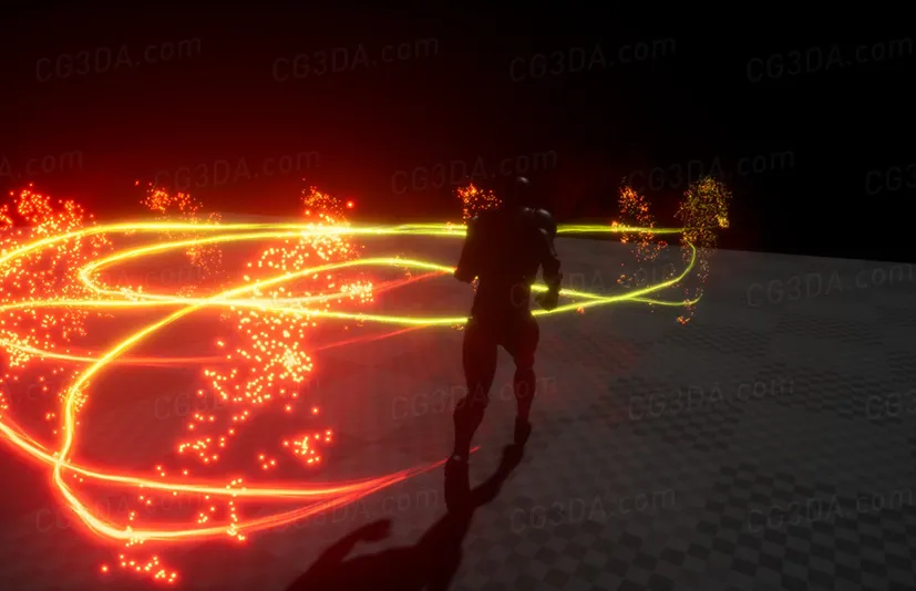 奔跑冲刺特效-Dash VFX