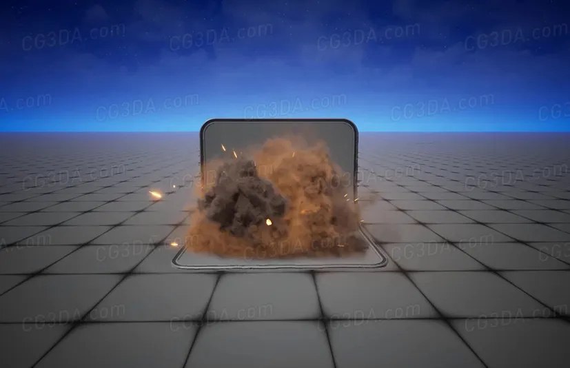 爆炸烟尘特效-Explosions Niagara