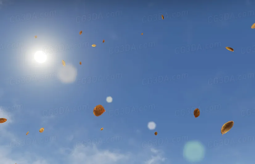 落叶视觉特效-Falling Leaves VFX Pack