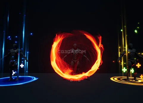 元素魔法技能特效-Fantasy RPG VFX Pack