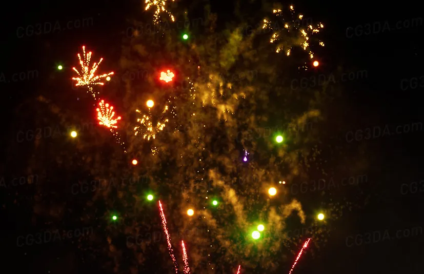 烟花庆典特效-Fireworks Niagara FX