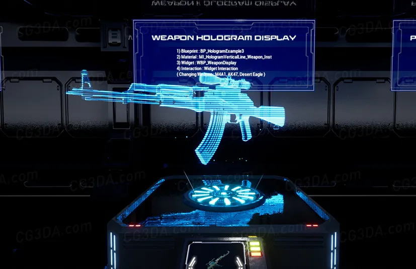 全息投影特效-HOLOGRAM DISPLAY Pack