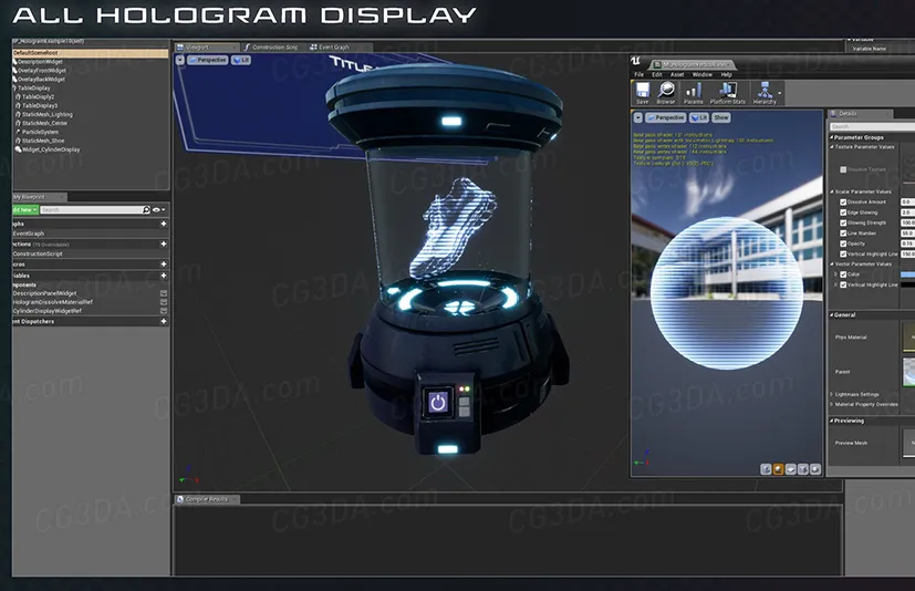 全息投影特效-HOLOGRAM DISPLAY Pack