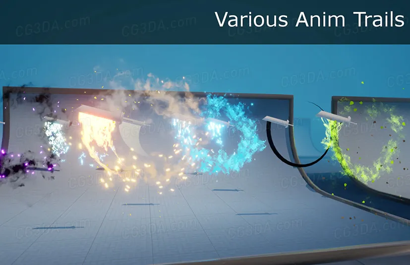 战斗魔法技能特效-Improve fights : Stylized VFX Pack