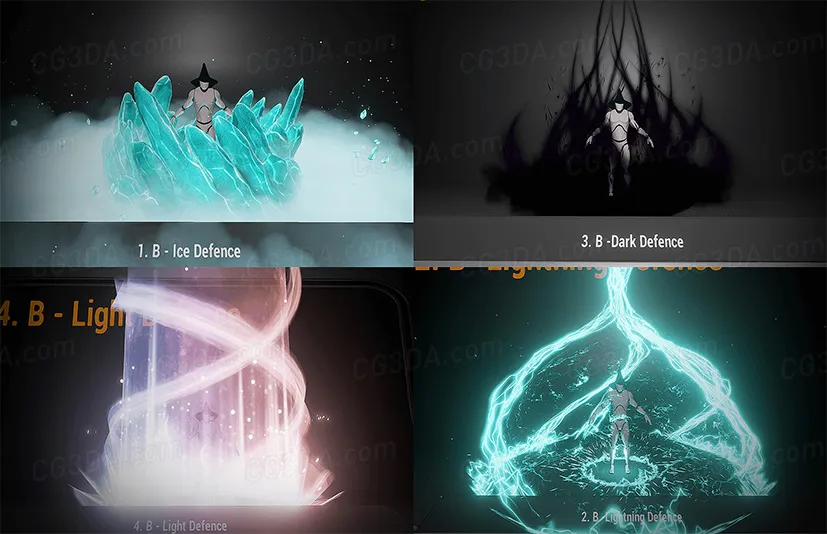 元素魔法特效-Luos's Four More Elements