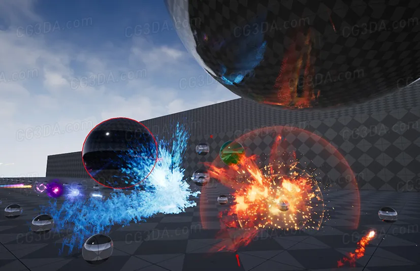 炮弹激光发射特效-M5 VFX RPG2. Projectile(Niagara)