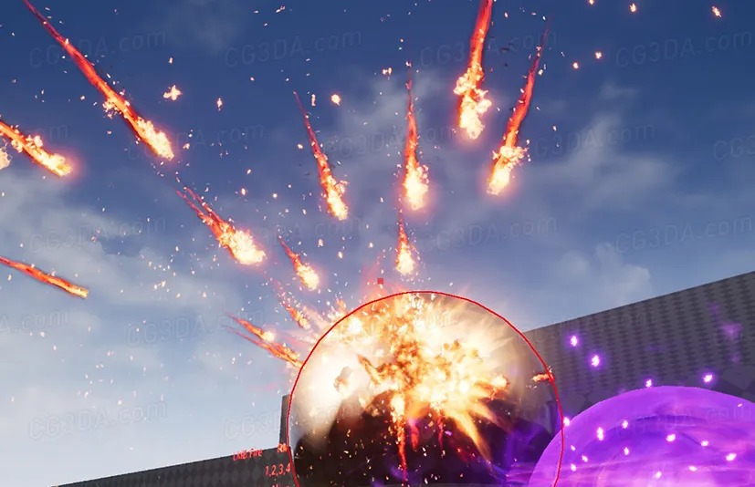 炮弹激光发射特效-M5 VFX RPG2. Projectile(Niagara)