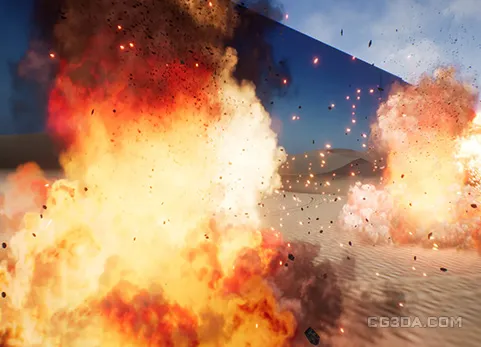 烟雾爆炸火光特效-M5 VFX Vol1. Smoke and Big Explosion(Niagara)