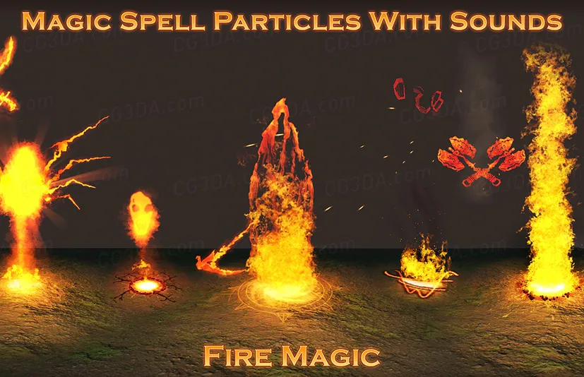 魔法火焰-Magic Fire Spells with Sounds