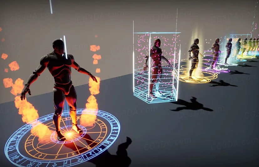 魔法阵特效-Magic Sigil VFX/Material Pack
