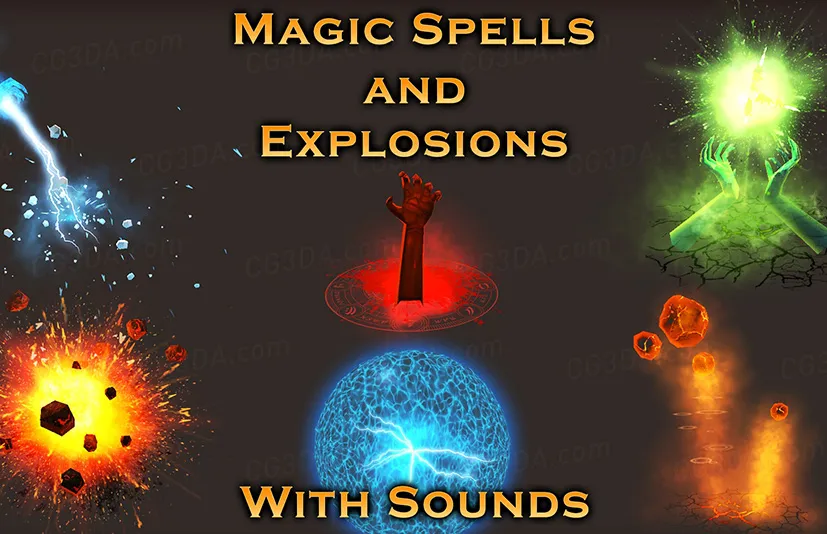 魔法技能特效-Magic Spells and Explosions