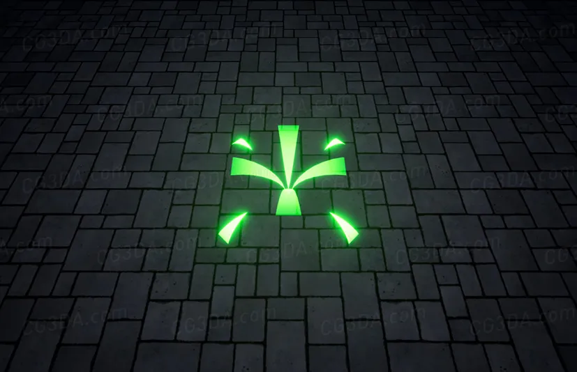 地图轨迹标记视觉特效-Map Track Markers VFX