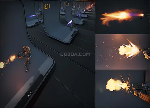 枪口射击闪光特效-Muzzle Flashes