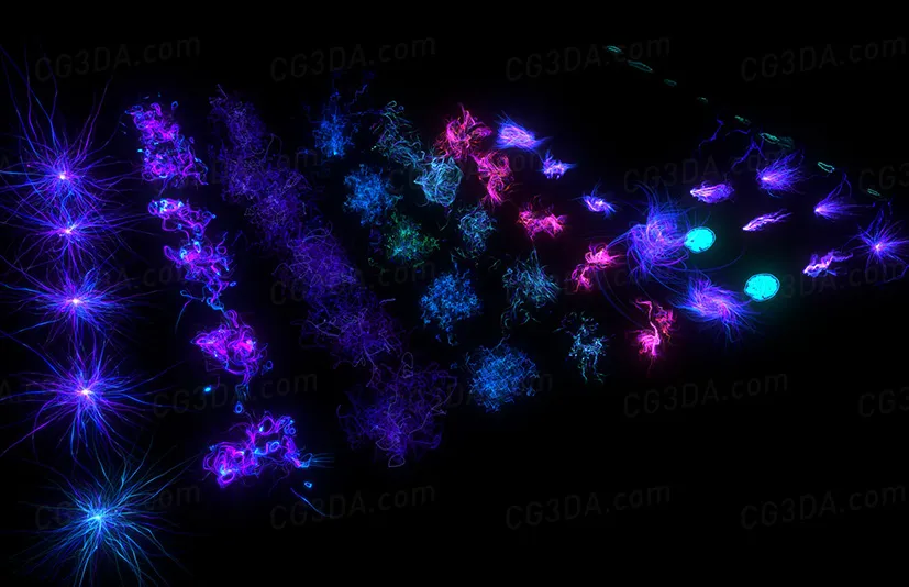 科幻神经线特效-NeuroFractals Pack