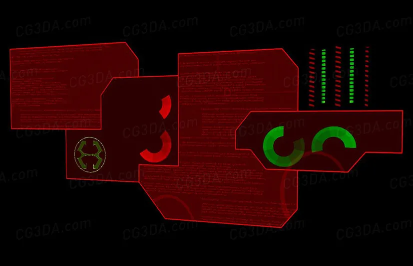 科幻用户界面特效-Sci Fi UI FX