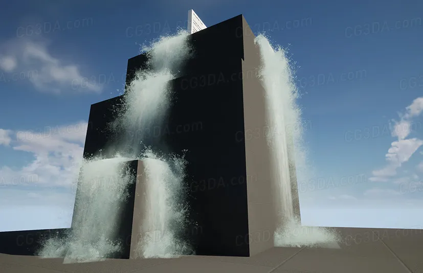 瀑布水流特效-SHADERSOURCE - Waterfall Tool