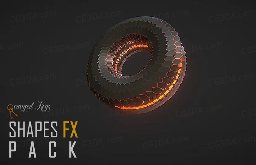 多面体科幻特效-Shapes FX Pack