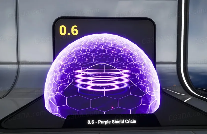 科幻力场护盾特效-Shield Pack -Niagara VFX