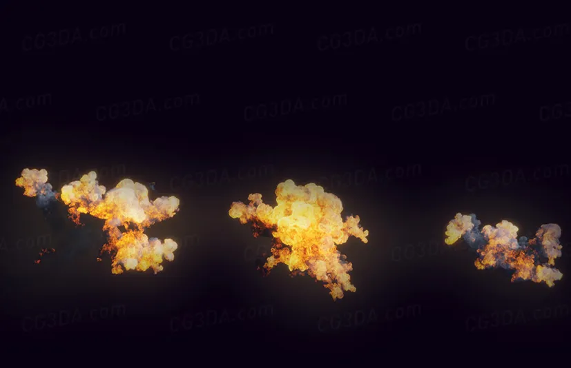 爆炸特效-Space Explosion Pack