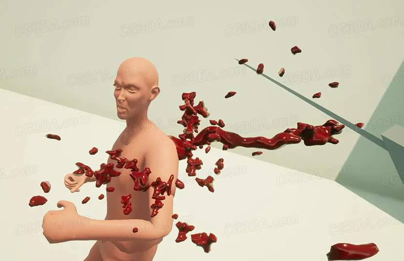 血液喷溅特效-Splash Damage Blood
