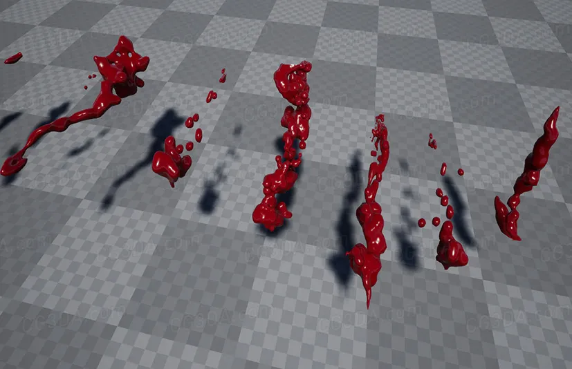 血液喷溅特效-Splash Damage Blood