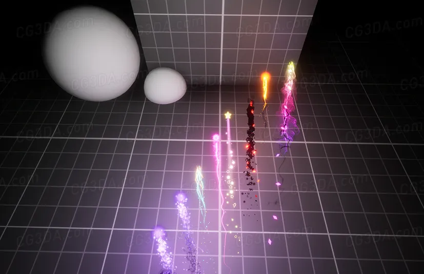 风格化魔法弹发射特效-Stylized Projectiles