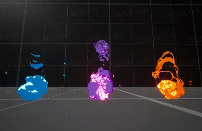 风格化爆炸烟雾特效-Stylized VFX Pack