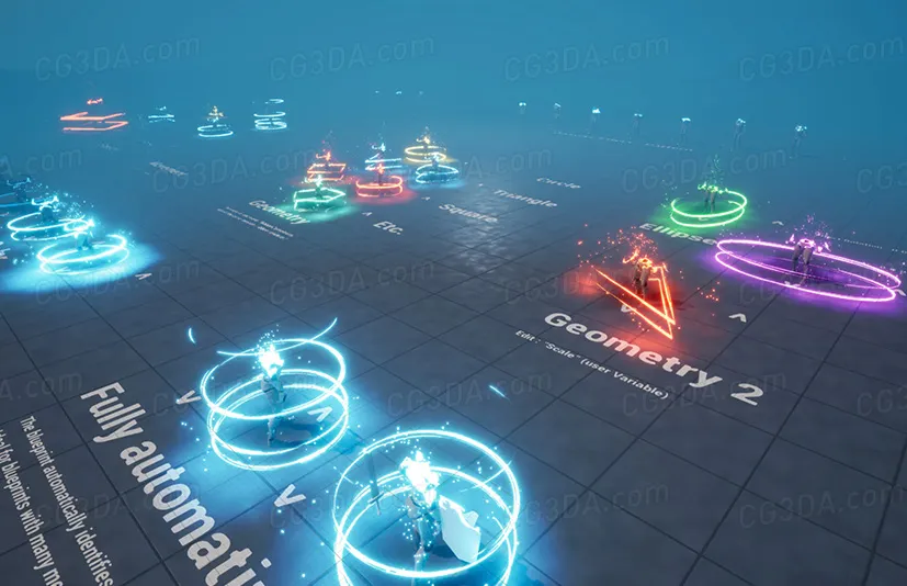传送系统(视觉特效+蓝图)-Teleportation system (VFX + Blueprints)