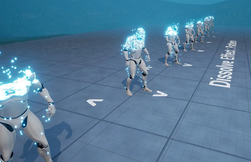 传送系统(视觉特效+蓝图)-Teleportation system (VFX + Blueprints)