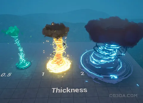 龙卷风视觉特效-Tornadoes VFX Pack