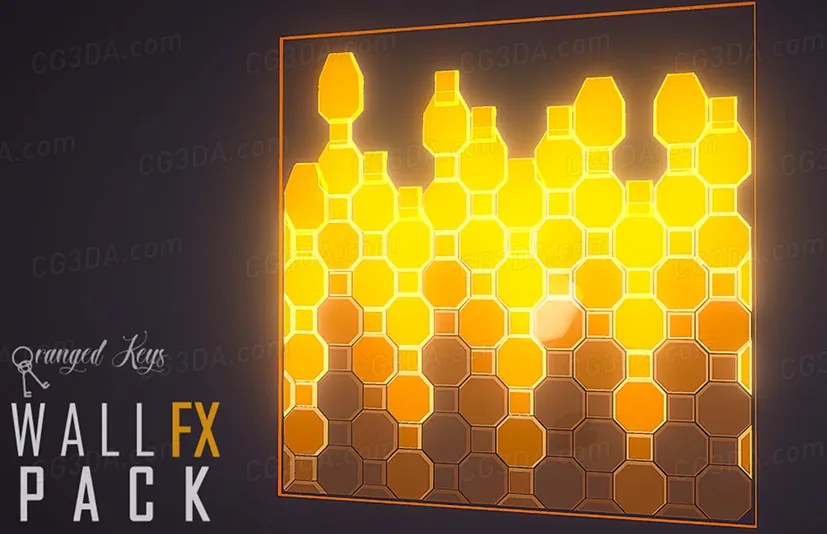 科幻能量防护墙特效-Wall FX pack