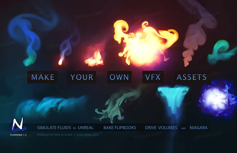 流体特效制作工具-FluidNinja VFX Tools v1.8