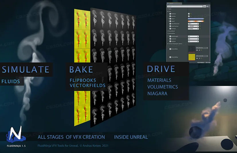 流体特效制作工具-FluidNinja VFX Tools v1.8