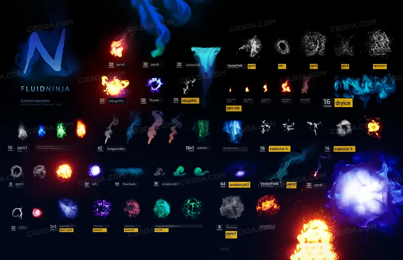 流体特效制作工具-FluidNinja VFX Tools v1.8