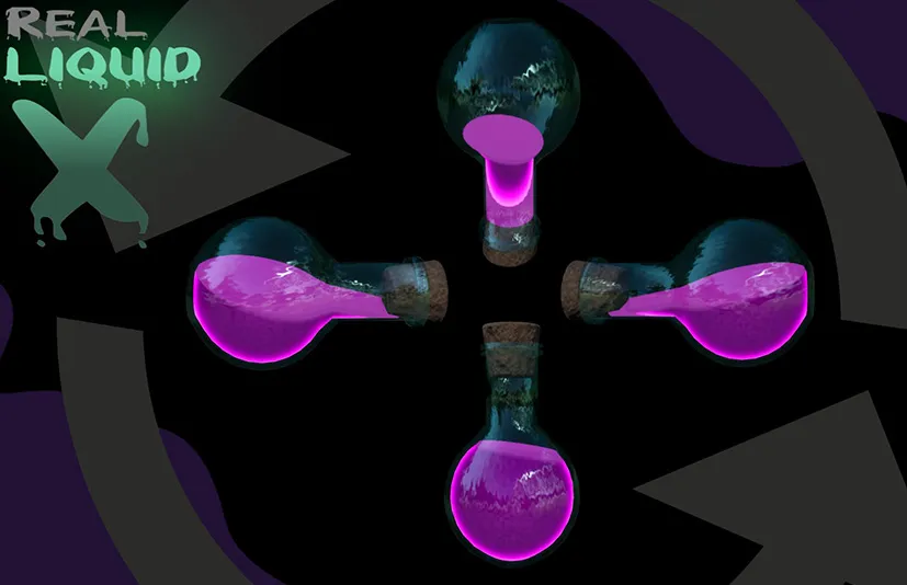 实时流体液体特效 - Real Liquid X - Liquid Material & Blueprint
