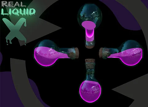 实时流体液体特效 - Real Liquid X - Liquid Material & Blueprint