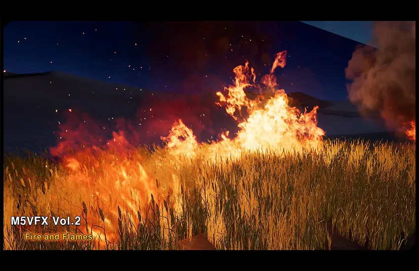 火焰特效 - M5 VFX Vol2. Fire and Flames(Niagara)