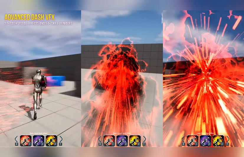 视觉特效包 - Advanced Dash VFX Pack