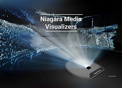 媒体投影展示台 - Niagara Media Visualizers