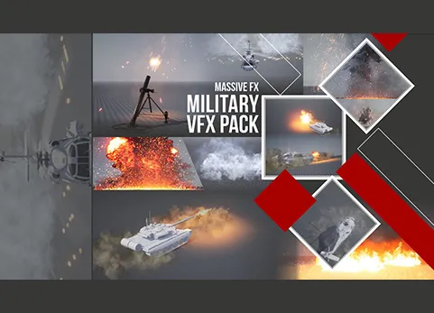 军事与现代战争 Vfx 包 - Military & Modern Warfare Vfx Pack