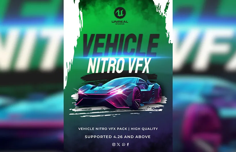 车载特效包 - Vehicle Nitro VFX Pack