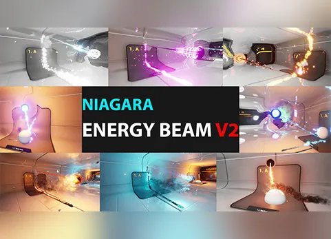 奶瓜能量光束包 V2 - Niagara Energy Beam Pack V2
