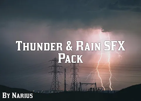 雷雨音效包 - Thunder & Rain SFX Pack