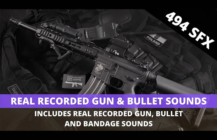 枪和子弹的声音 - Real Recorded Gun & Bullet Sounds - Gun Sounds