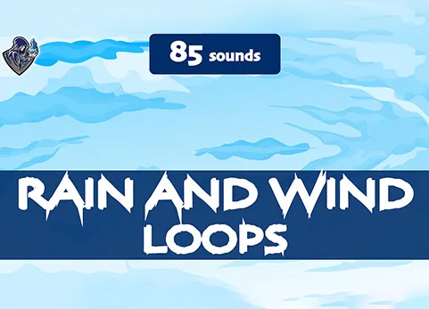 雨和风循环声音 - Rain and Wind Loops
