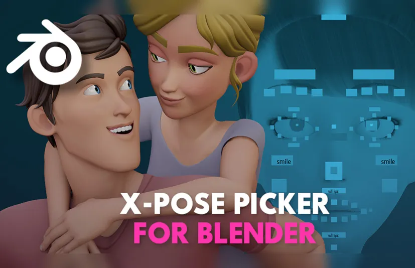 blender姿势选择器 X-Pose 4.0 v3.1.9